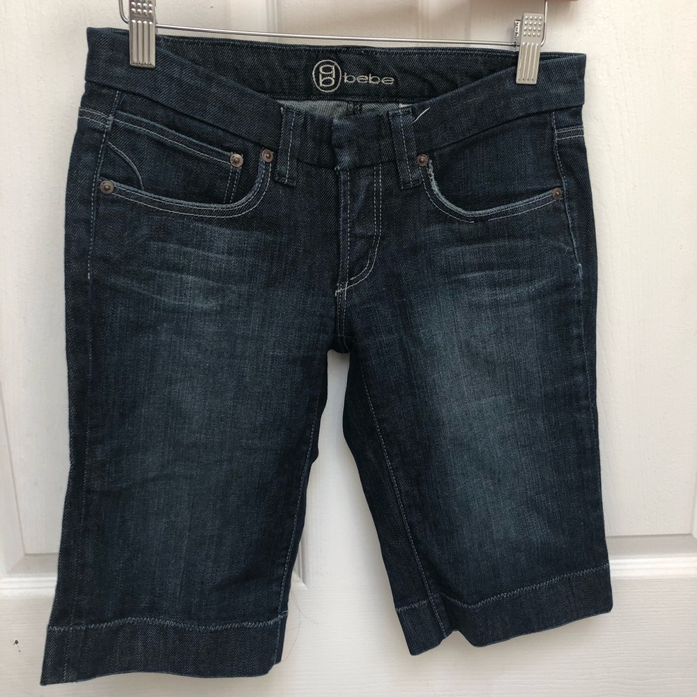 BEBE Bermuda Jean shorts